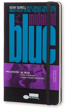 Moleskine Bluenote Limited Edition Notebook, Large, Plain, Black, Hard Cover